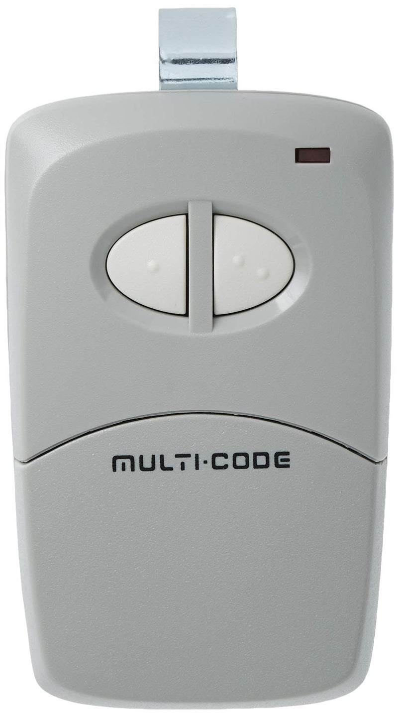 Linear MCS412001 Multi-Code 2-Channel Visor Transmitter, Original Version,Soft Gray - Image 1